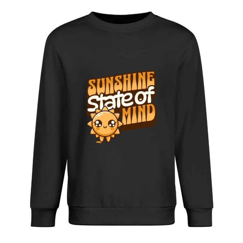 Soleil Heureux, État d'Esprit Positif Homme Sweat-shirt à enfiler