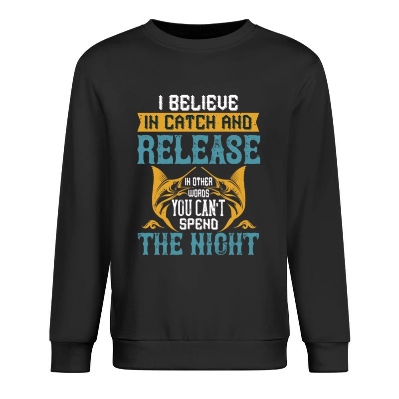 Phrase humoristique sur la pêche et les relations Homme Sweat-shirt à enfiler