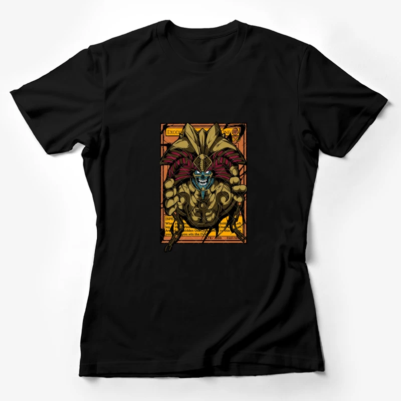 Mächtige Geheimnisvolle Figur mit mystischen Symbolen Damen T-Shirt