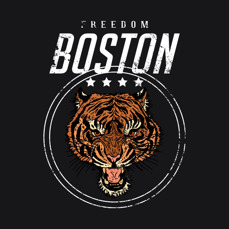 Symbole de Tigre de Boston Femme Sweat à capuche