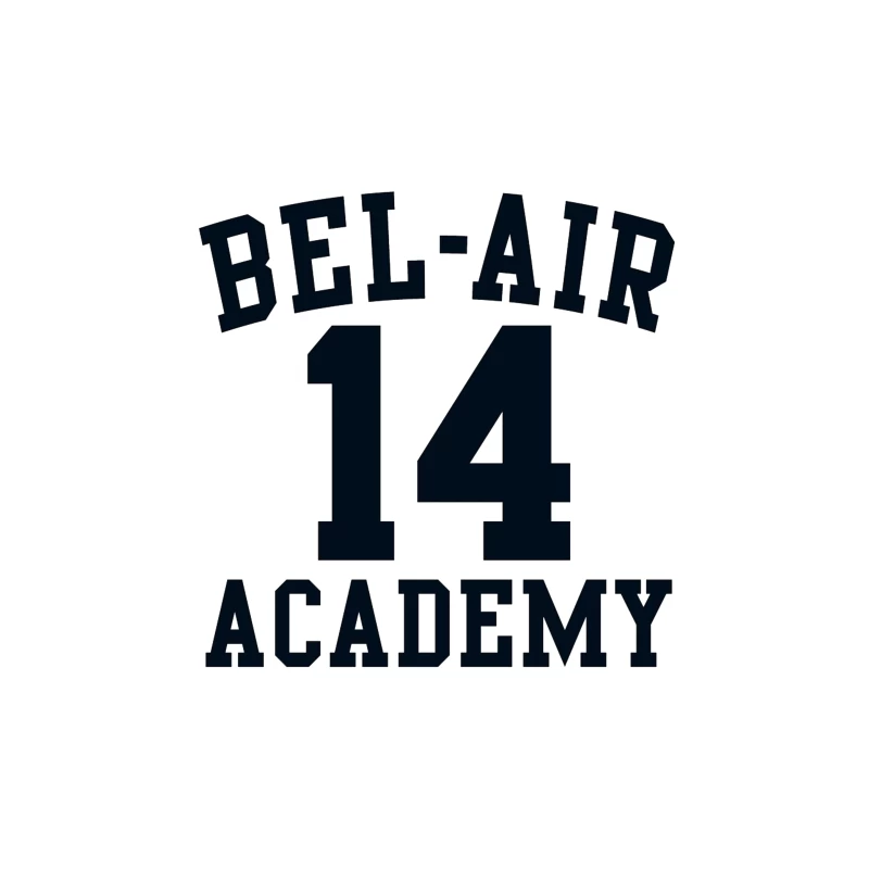 Bel-Air Academy Number 14 Athletic Jersey Design Travel Mug