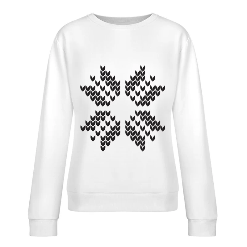 Motif géométrique en forme de flèches Femme Sweat-shirt à enfiler