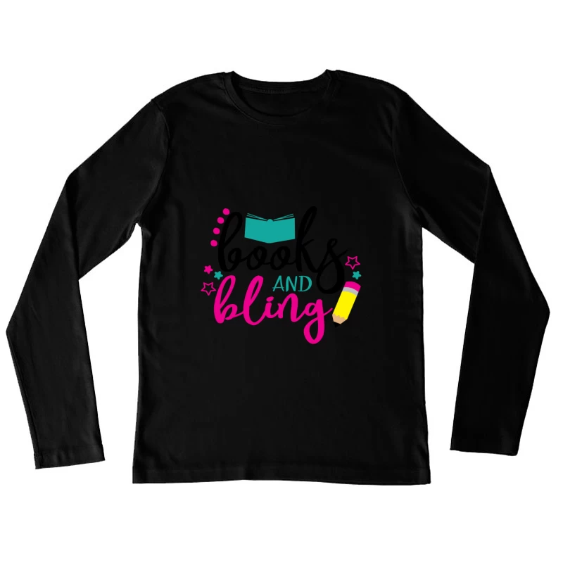 Livres et Style Femme Manches Longues T-Shirt