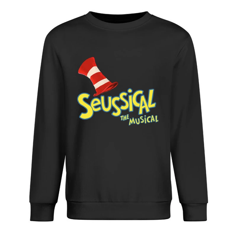 Seussical The Musical Theater Production Logo Male Pullover Sweatshirt