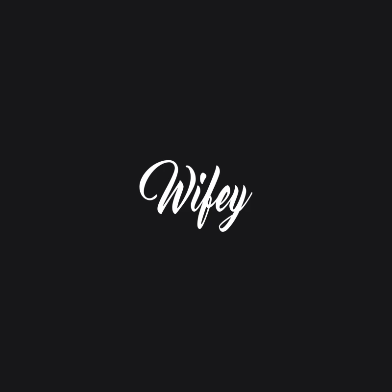 Design élégant de 'Wifey' Homme Sweat à capuche