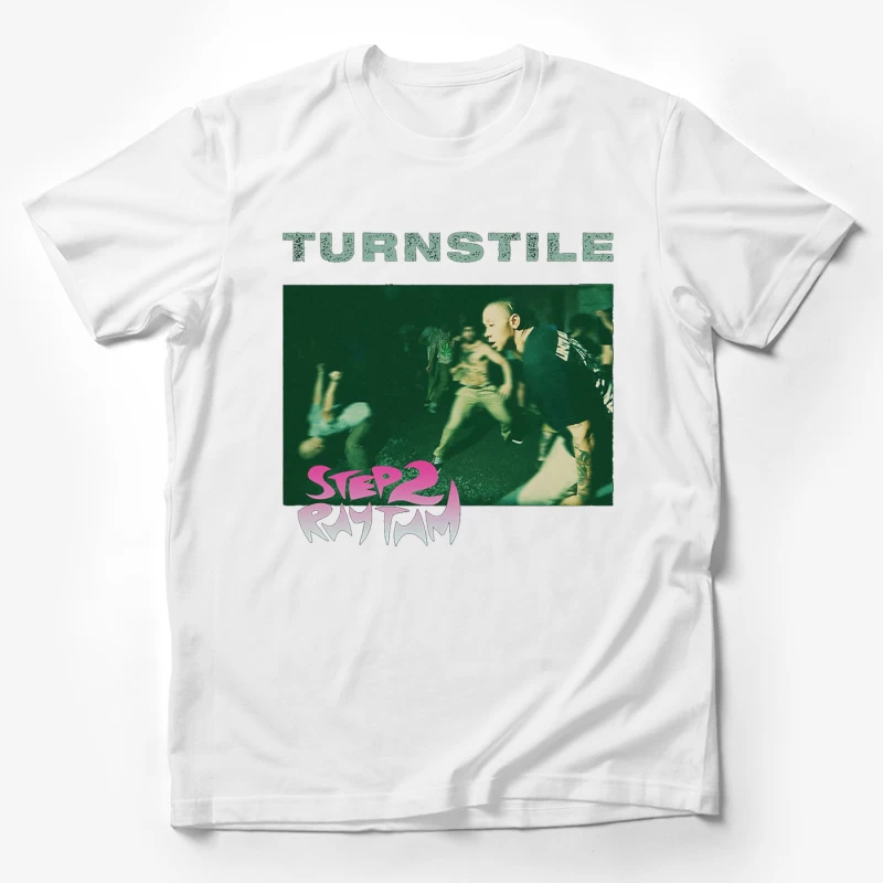 Turnstile - Step 2 Rhythm Album Cover Male T-Shirt