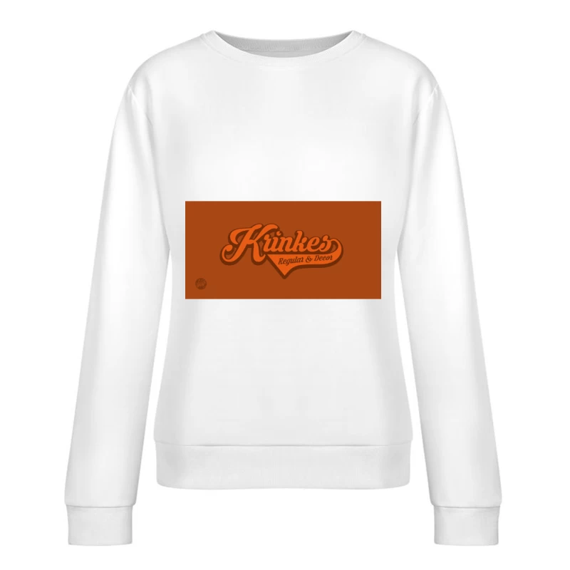 Logo Vintage Künkes Femme Sweat-shirt à enfiler
