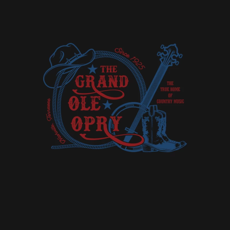 The Grand Ole Opry - The Home of Country Music Female Long Sleeve T-Shirt