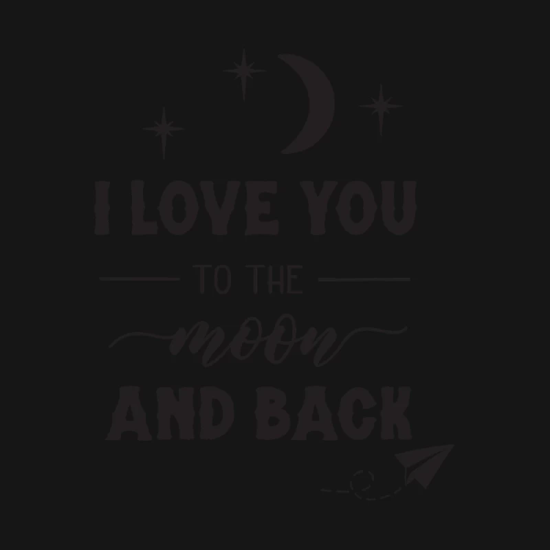 Amour jusqu'à la lune et retour Femme T-Shirt