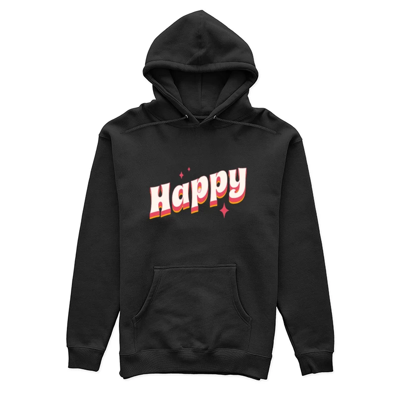 Texte rétro joyeux Femme Sweat à capuche