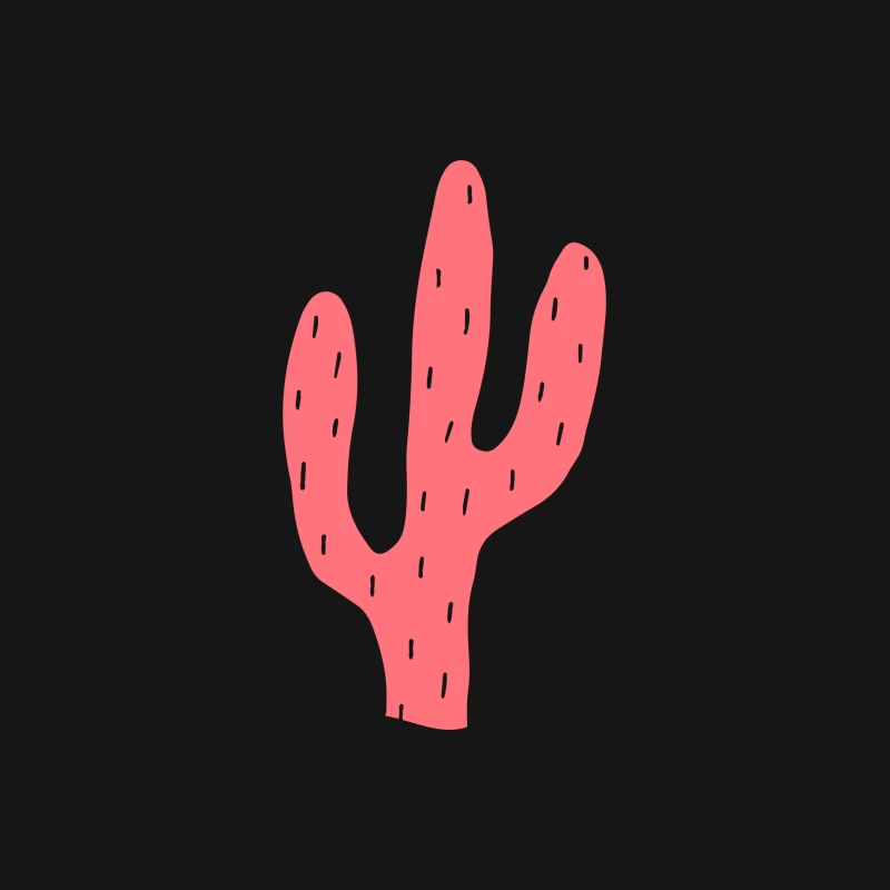 Illustration de cactus rose Femme T-Shirt