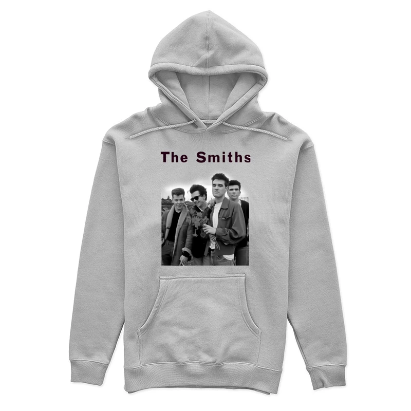 The Smiths: Iconic 1980s British Indie Rock Band Portrait Female Pullover Hoodie