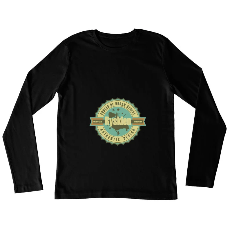 Design authentique de marque Rysklen Femme Manches Longues T-Shirt