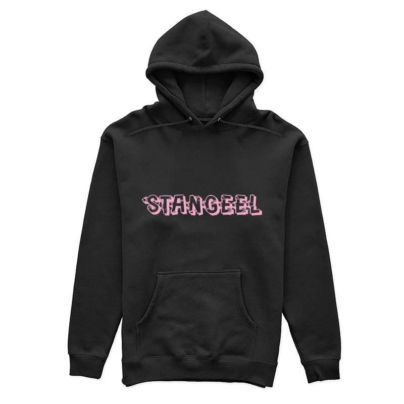 Rosaner Graffiti-Schriftzug Stil Damen Pullover Hoodie