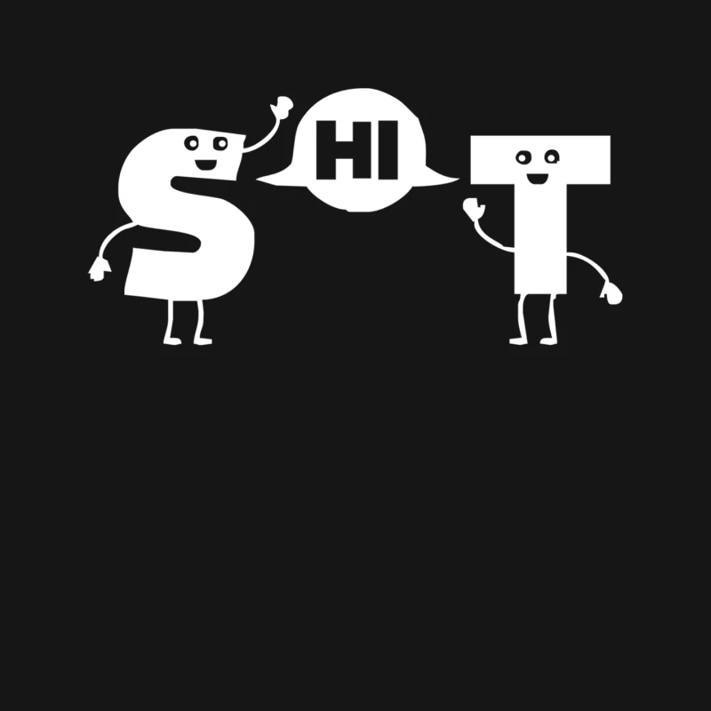 S Hi T Funny Geek Reading Books Type Mouse Pad