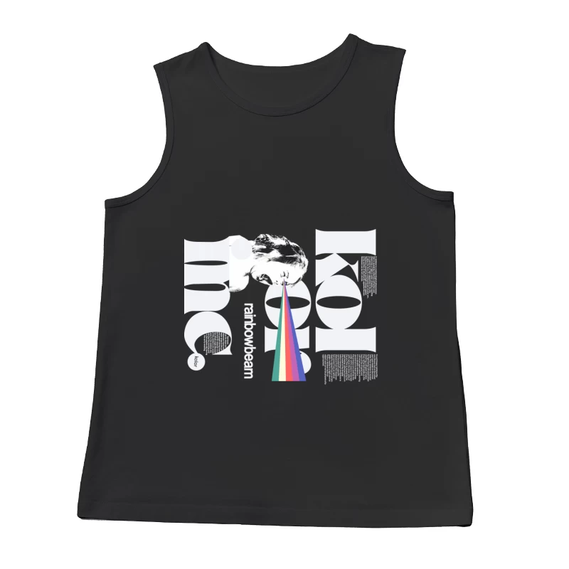 Regenbogenstrahl-Kunstdesign Herren Tanktops