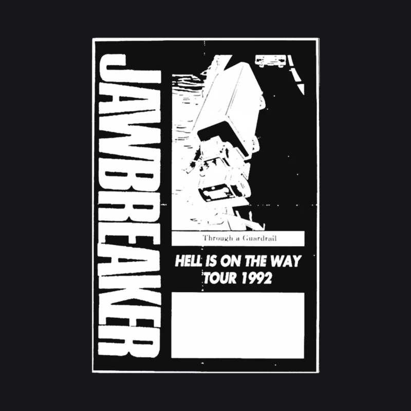 Jawbreaker "Hell Is On The Way" 1992 Tour Poster Male Pullover Hoodie