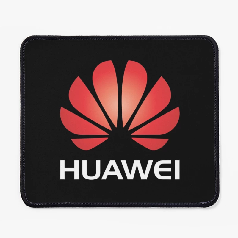 Huawei Red Corporate Logo Design Mouse Pad