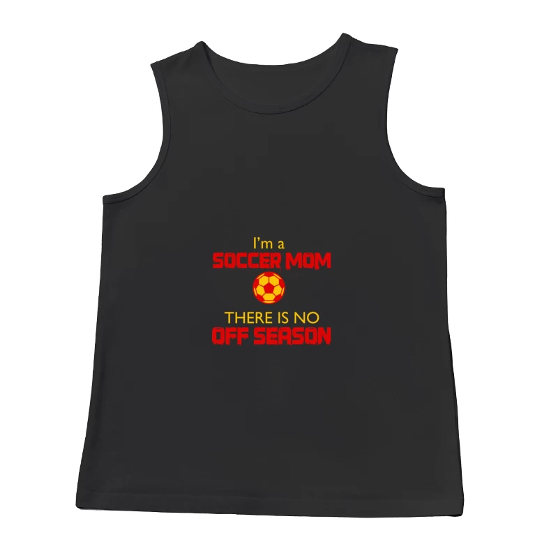 Humour de maman de foot sans pause Homme Débardeur