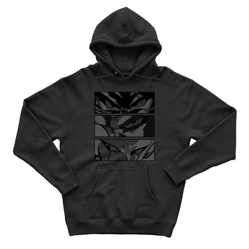 Mysteriöse Comic-Silhouette Herren Pullover Hoodie