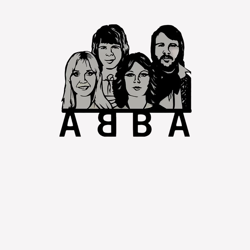 Abba Band Female T-Shirt