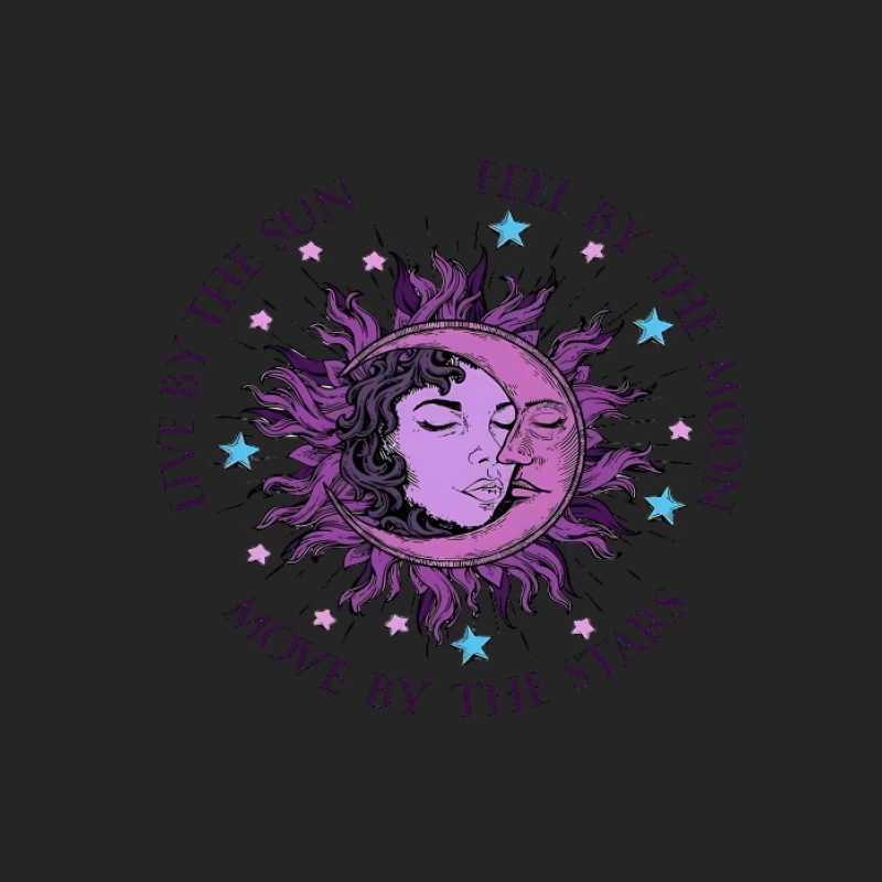 Vivre par le soleil, sentir par la lune Homme Sweat-shirt à enfiler