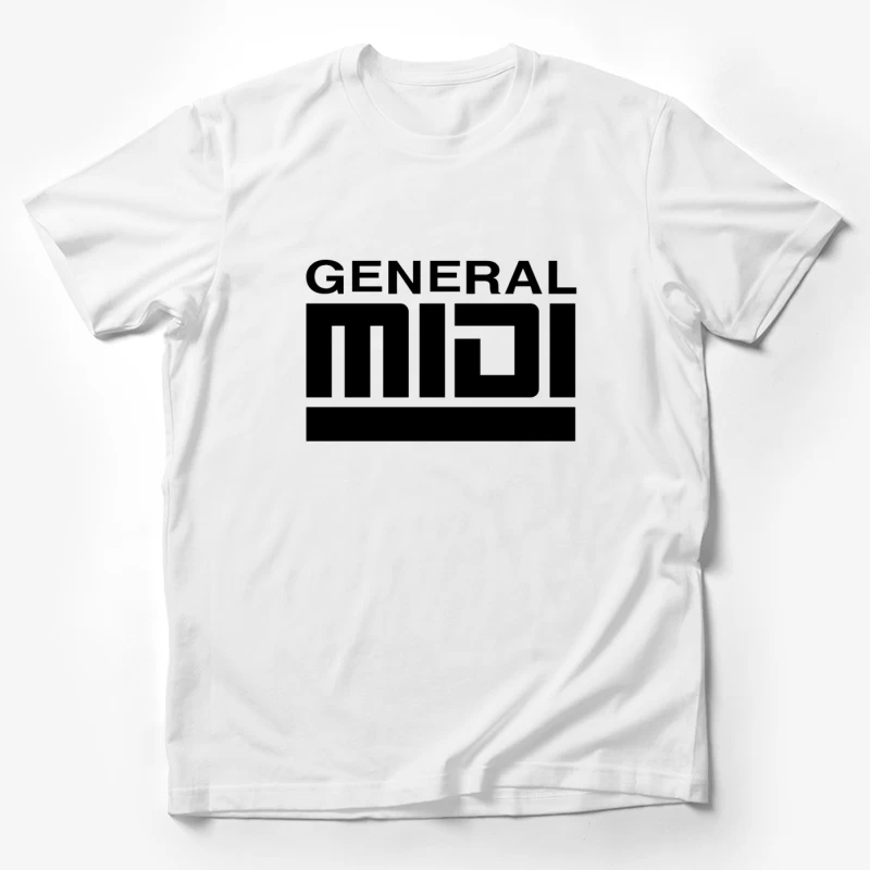 General MIDI Digital Audio Technology Logo Male T-Shirt