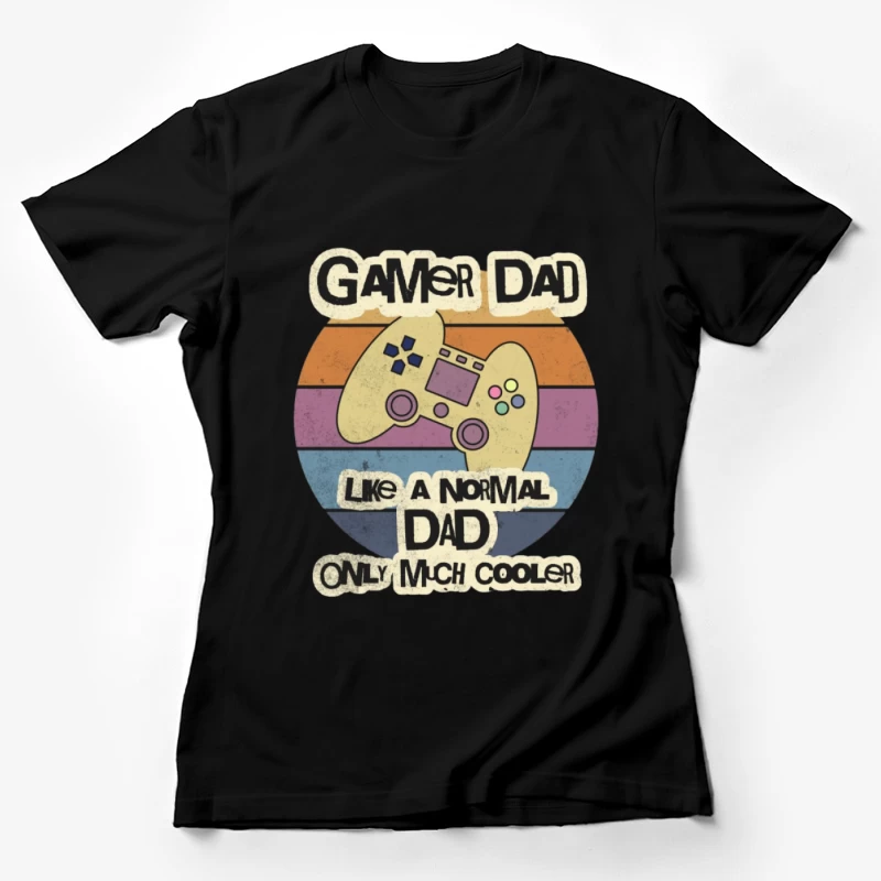 Design de Papa Gamer Femme T-Shirt