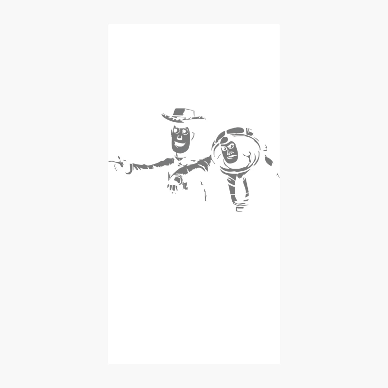 Toy Fiction Pulp Story Funny iPhone Case