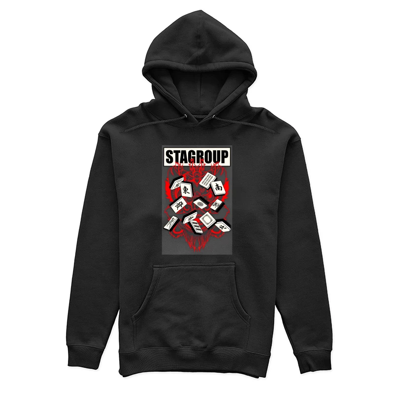 Mahjong und Drachenkunst Damen Pullover Hoodie