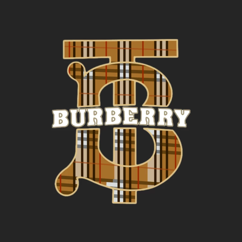 Burberry Logo mit Karomuster Herren Pullover Sweatshirt