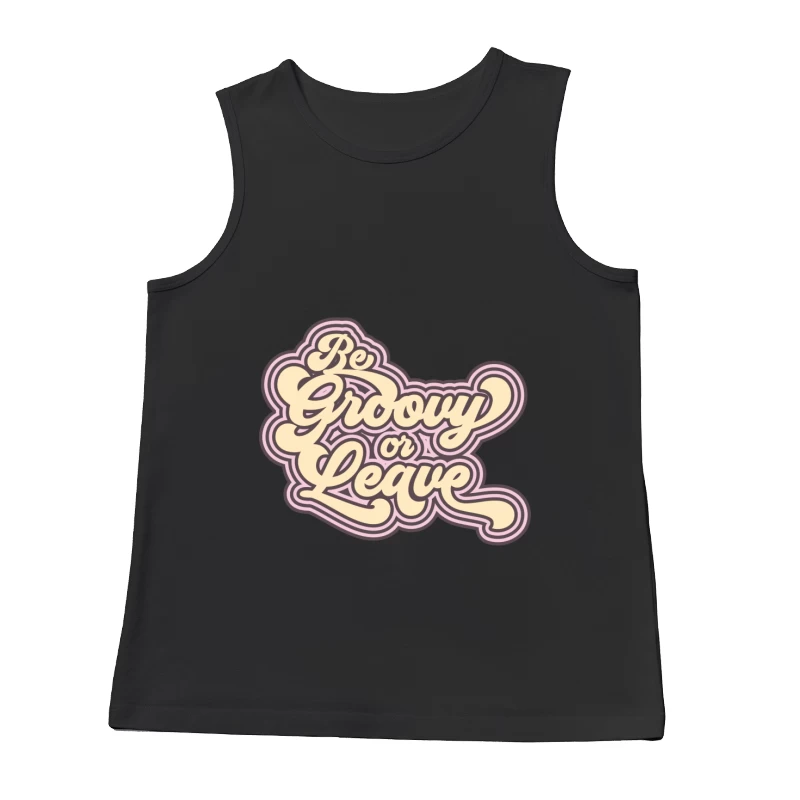 Sei groovy oder geh: Retro Design Herren Tanktops