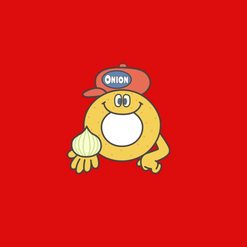 Mascotte joyeuse avec oignon Homme Débardeur