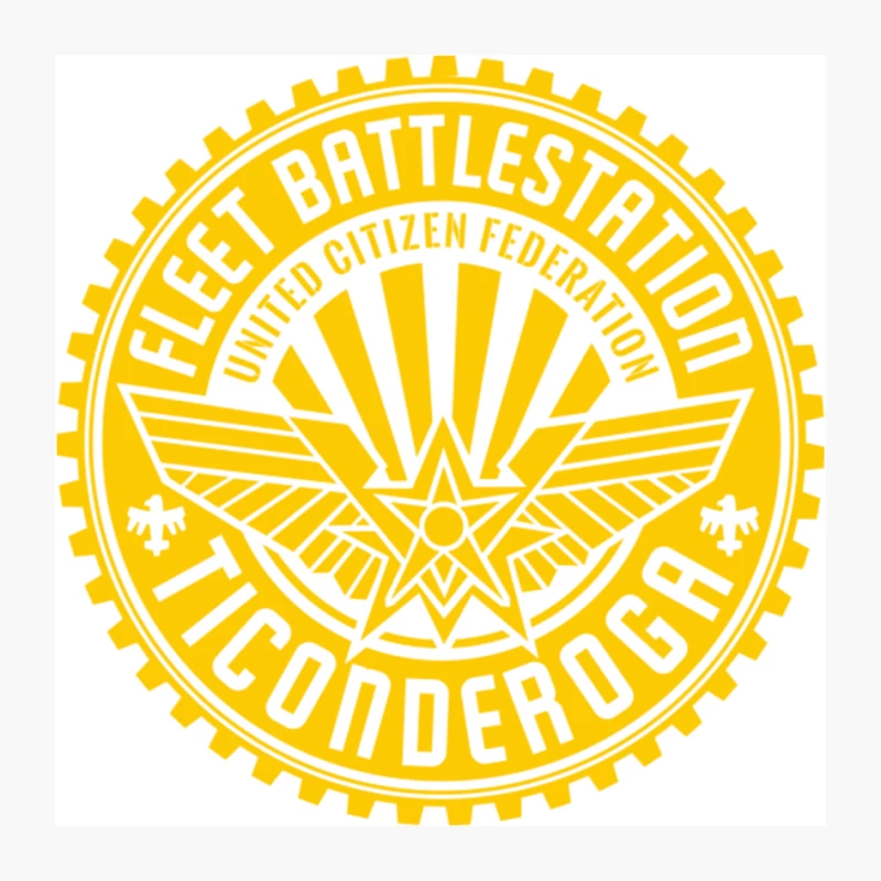 Fleet Battlestation Ticonderoga Pin