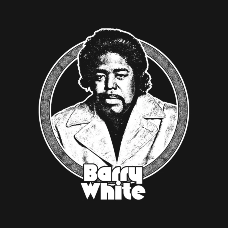 Barry White  Retro Style Fan Design Mouse Pad