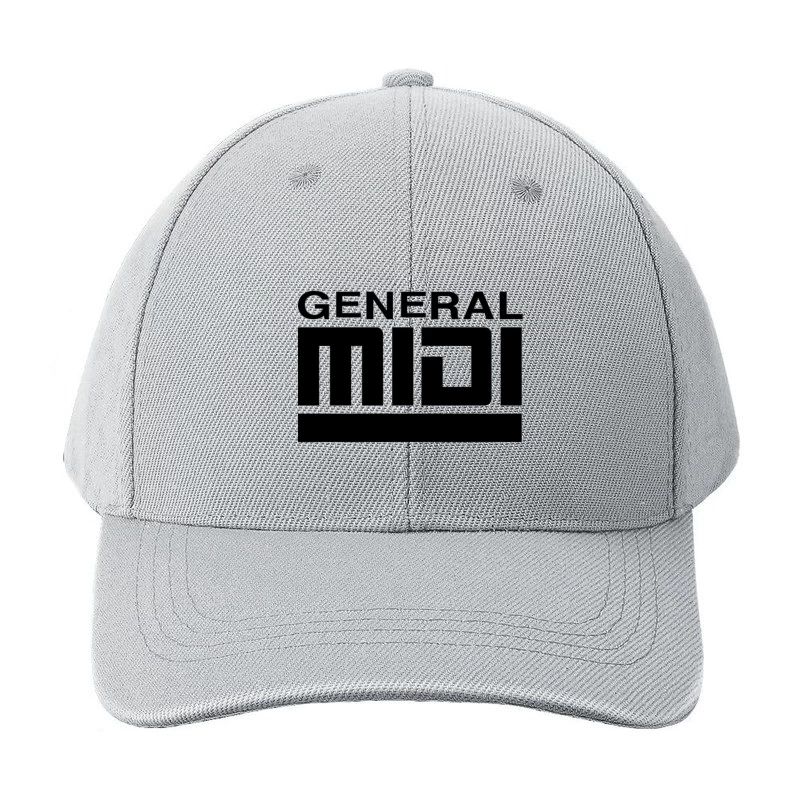 General MIDI Digital Audio Technology Logo Baseball Cap