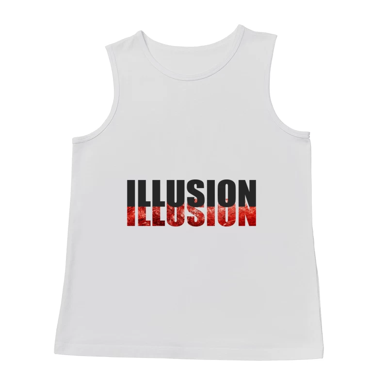 Artistic Representation of Illusion Male Tank Top