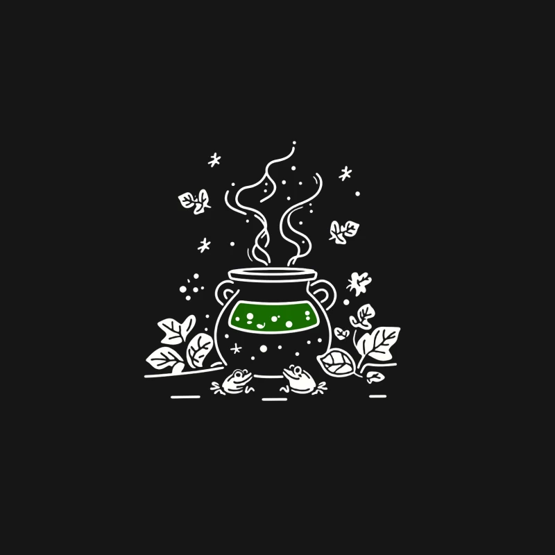Steaming Cup of Matcha Green Tea: Minimalist Illustration Female T-Shirt