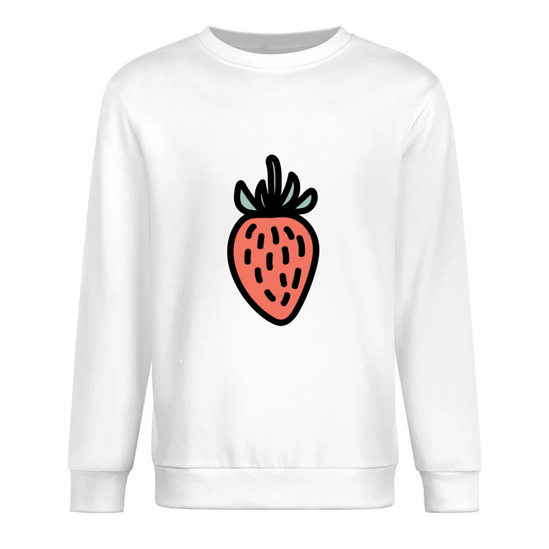 Dessins animés fraise stylisée Homme Sweat-shirt à enfiler