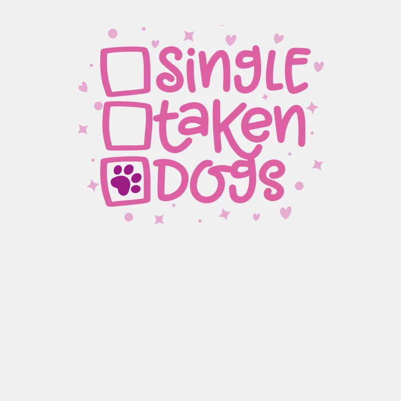 Single? Taken? Dogs! Male Tank Top