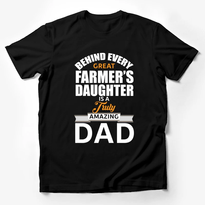 Hommage à un Papa de Fille de Fermier Homme T-Shirt