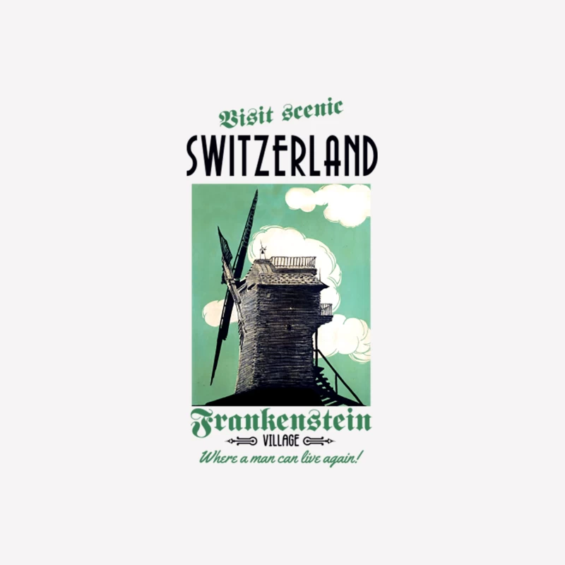 Frankenstein Travel Poster Female T-Shirt