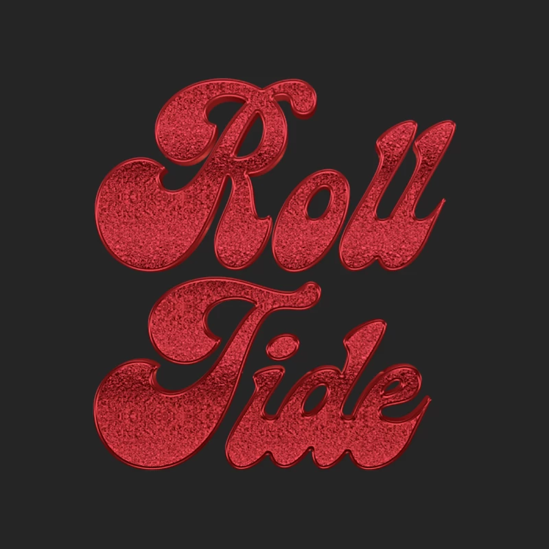 Bama Roll Tide  Retro Typography Male Pullover Sweatshirt