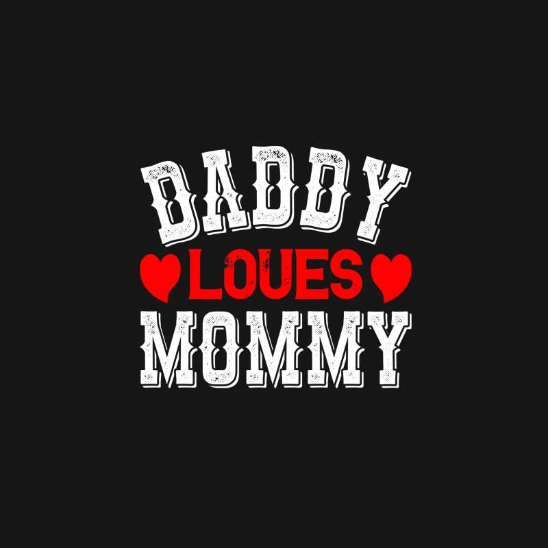 Message d'amour de papa pour maman Homme Manches Longues T-Shirt