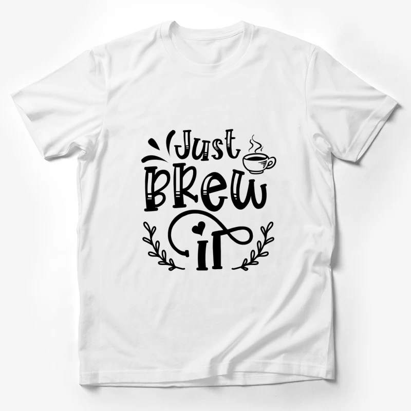Silhouette de Chat dans une Nocturne Homme T-Shirt
