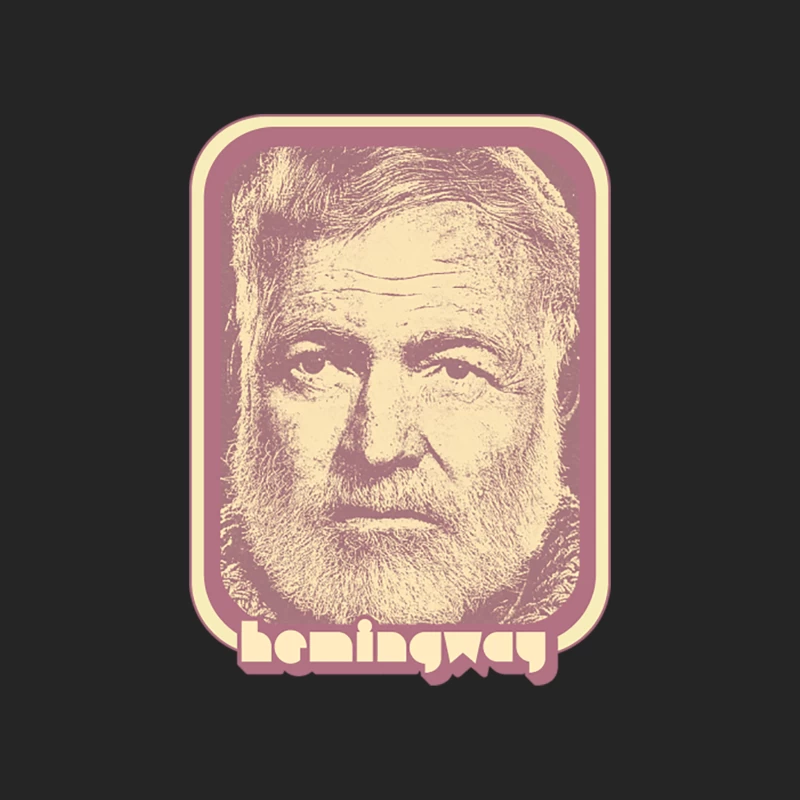 Ernest Hemingway  Retro Aesthetic Fan Art Gift Female Pullover Sweatshirt
