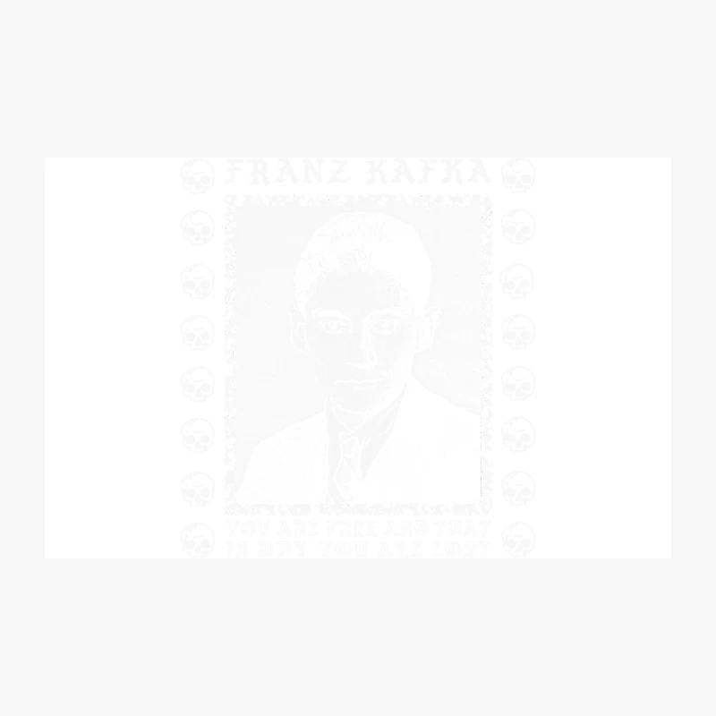 Franz Kafka  Vintage Style Original Punksthetic Design Travel Mug