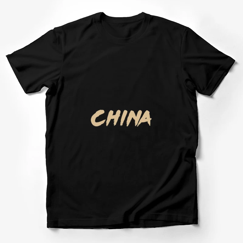Texte CHINA en Beige Homme T-Shirt