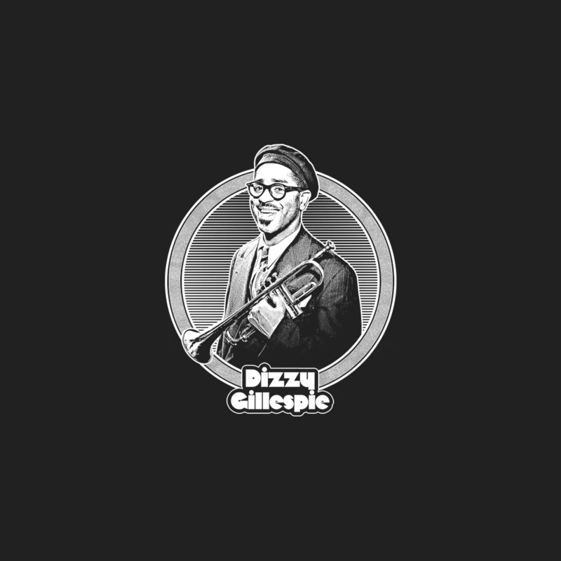 Dizzy Gillespie  Retro Jazz Music Fan Design Bucket Hat