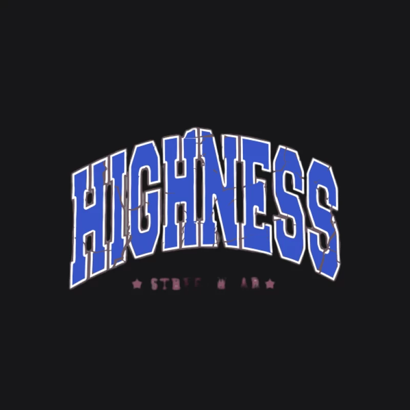 Design élégant avec inscription Highness Homme Sweat à capuche